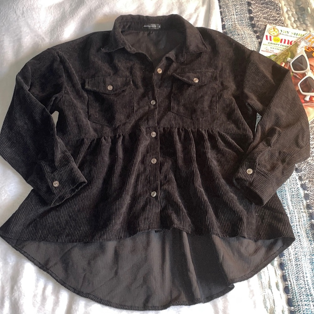 Jollycode Oversized Corduroy Shirt - M
